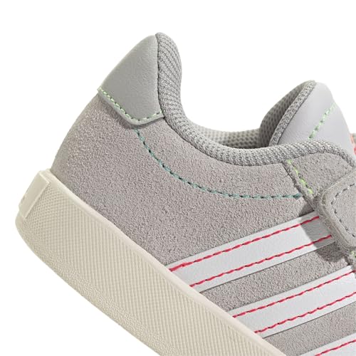 Image of adidas Boys Vl Court 3.0 Slip On Sneakers Shoes Casual - Pink, White