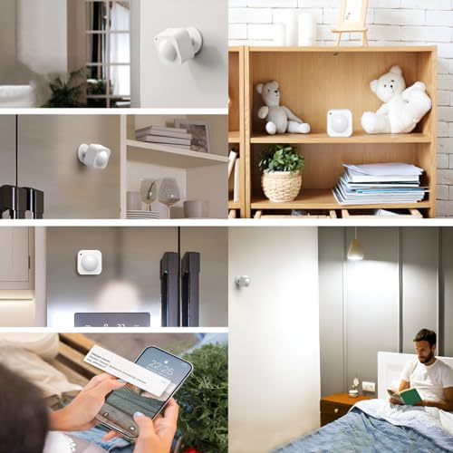 Image of Kerr Smart Presence, Motion, Temp & Brightness Sensor | Requires Tuya Zigbee 3.0 Hub, Intruder Alarm, Trigger Functions, Supports Alexa & Google Home Assistant. (PIR Motion + Brightness (Zigbee))