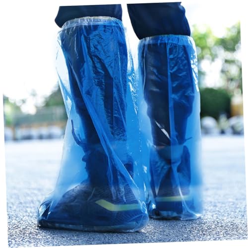 Cubiertas para zapatos de ciclismo POPETPOP, 20 piezas, impermeables y resistentes al viento, con cierre de cordón, para jardinería, construcción y actividades al aire libre, antideslizantes miniatura 4