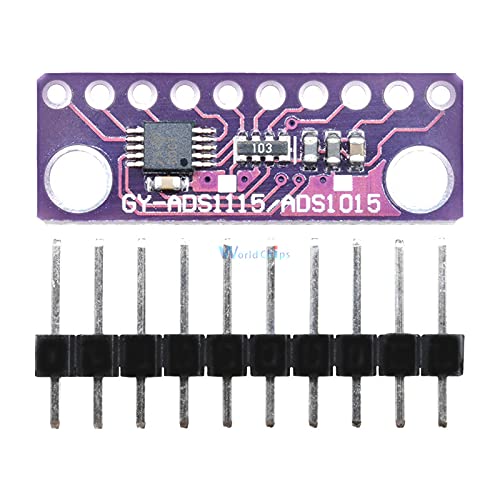 16 Bit IIC I2C 4 Channel ADS1115 Module ADC with Pro Gain Amplifier for Arduino 2V to 5V Auto Shut Down Programmable Comparator