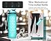 Elvira 32oz Large Water Bottle with Motivational Time Marker & Removable Strainer,Fast Flow BPA Free Non-Toxic for Fitness, Gym and Outdoor Sports-Mint Green
