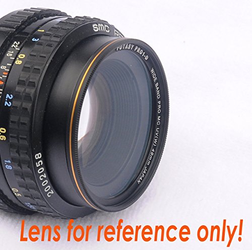 Image of Fotasy 49mm Ultra Slim UV Protection Photography Filter, Nano Coatings MRC Multi Resistant Coating Oil Water Scratch, 16 Layers Multi-coated 49mm UV Filter