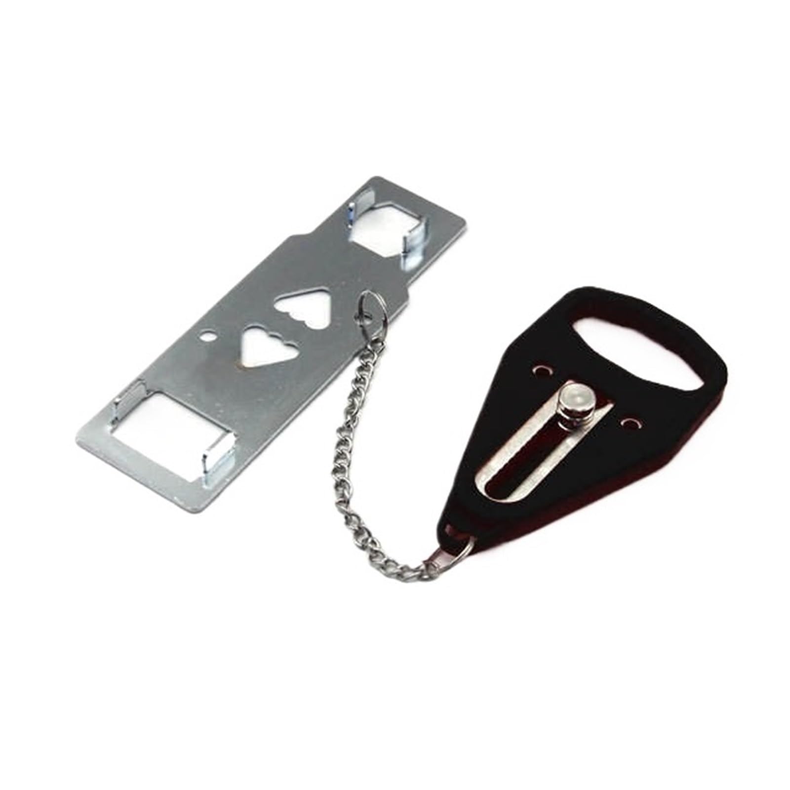 Mdsrfgn Women's Black Portable Security Door Lock Portable Security Door Lock For Travel And Hotel(,5Pcs)