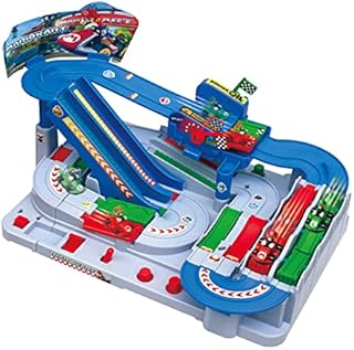 EPOCH Games Super Mario 7414 Mario Kart Racing Deluxe - Party Game,Colourful
