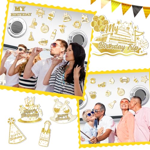 Decoración Imán para Puerta Cumpleaños Barco Cruise miniatura 6