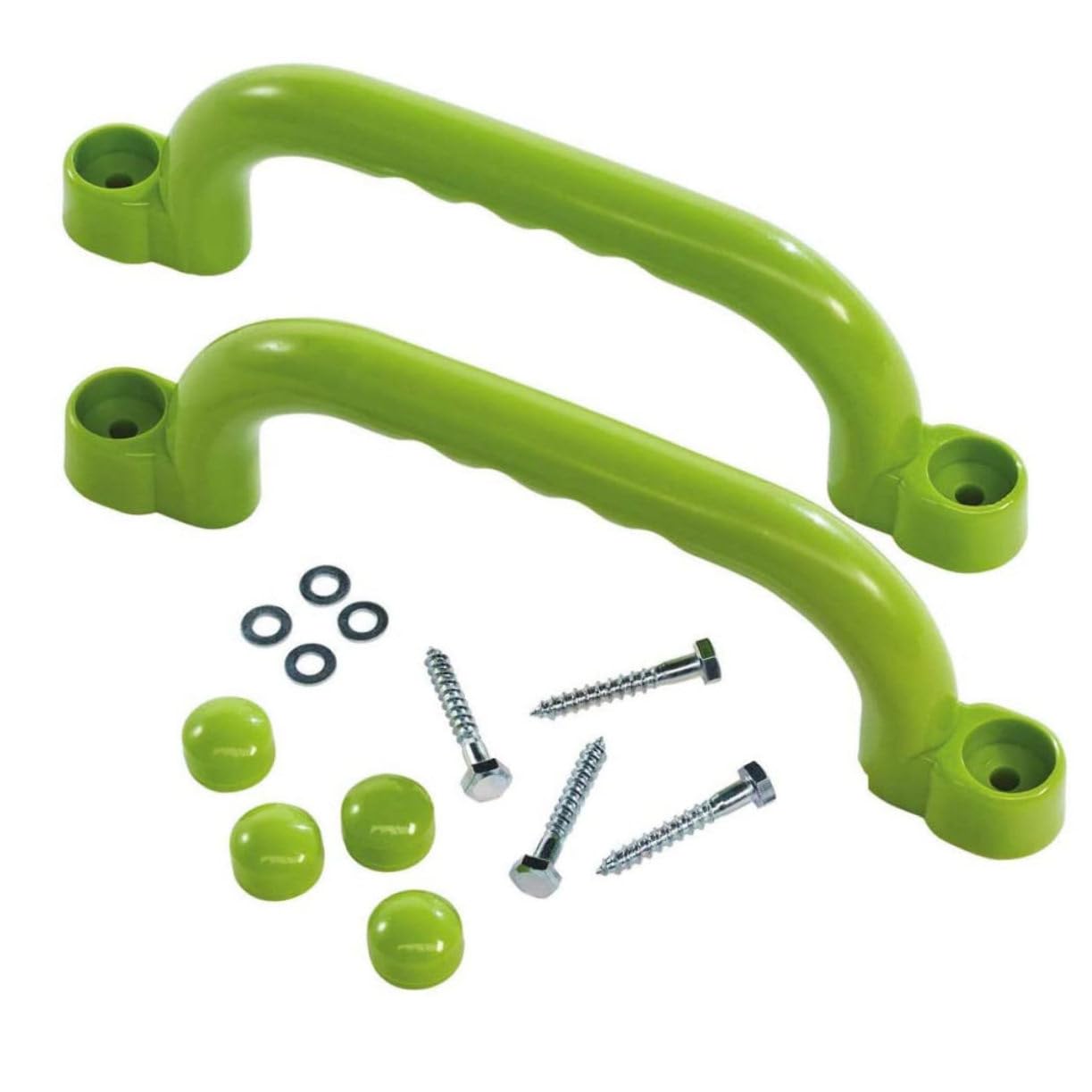 Gatuida 1 Pair Climbing Handle Accessories Non Slip Solid Safety Grips for Playhouses Random Color Versatile Design for Outdoor Indoor Play Equipment for Ages Random Color