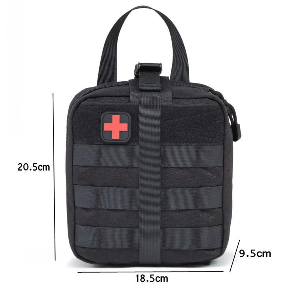 Lot De 2 Pochettes De Premiers Secours Robustes Et Utilitaires, Détachables, en Nylon 1000D Tactique IFAK, Idéales for Les Intervenants, Les Ambulanciers, Les Soldats