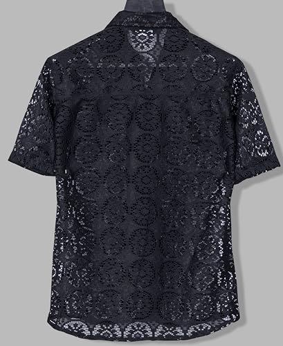 Image of Wear a net Shirt Over a Contrasting t-Shirt or Tank top for a Stylish Layered Look.