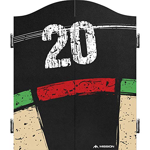 Winmau Armadietto Per Freccette Deluxe Con Teschio – In Faggio Con Pannello Segnapunti - 4