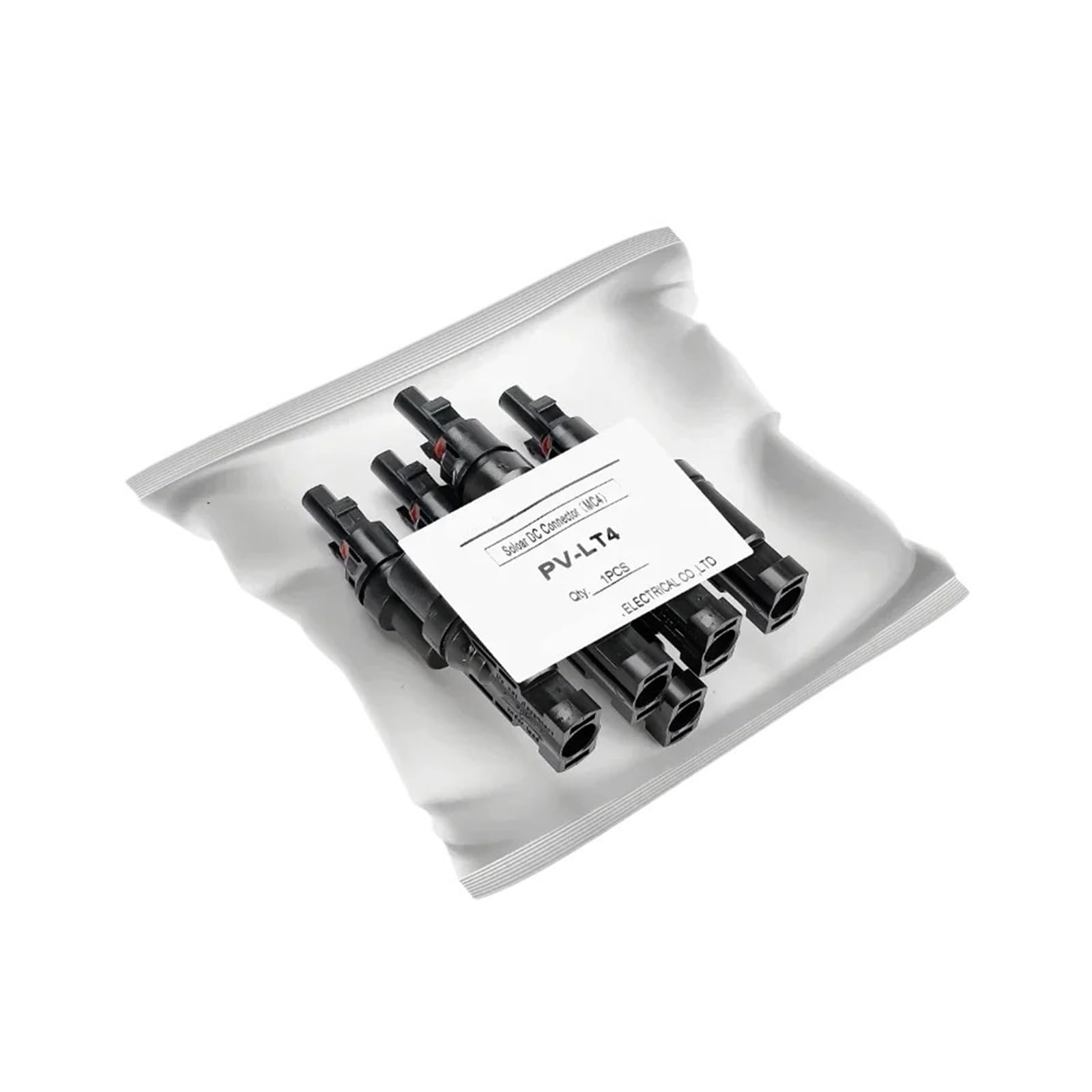 solar stecker Photovoltaik-Solar-PV-Anschluss 1000 V 30 A Solar Parallel for Solarmodule T-Typ Stecker- und Buchsenkabel IP67 1 Paar(PV-LT4-1)