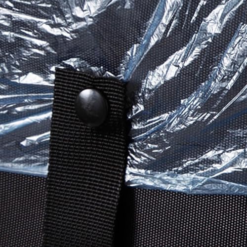 Papelera de coche impermeable con correa ajustable para evitar derrames de líquidos 8