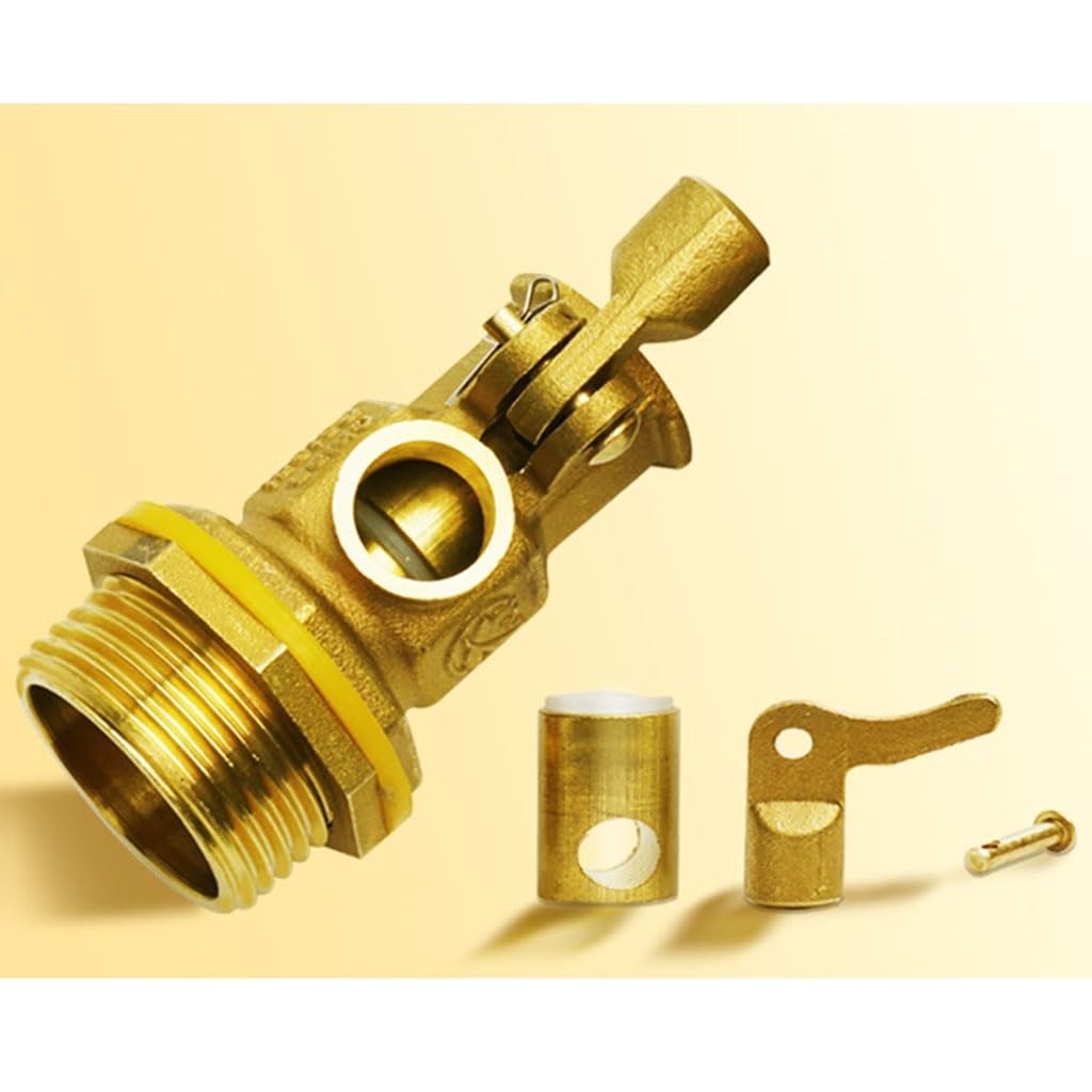 Válvula de flotador de latón con bola SUS, válvula de flotador de tanque de agua de 1/2" a 2", 1 unidad(DN50)