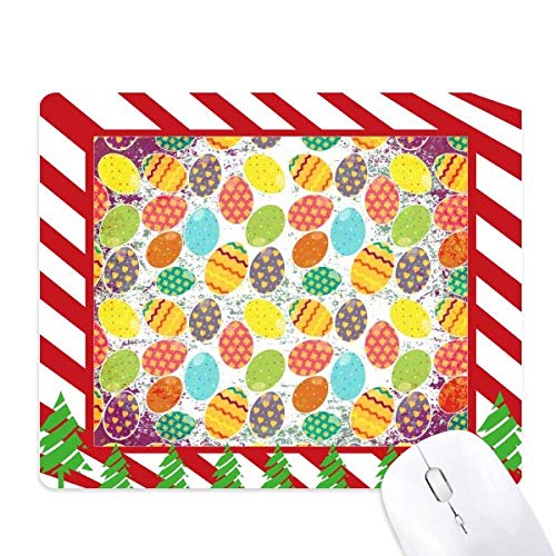 Oeufs de pâques tapis de souris fleuri pour décoration de bureau