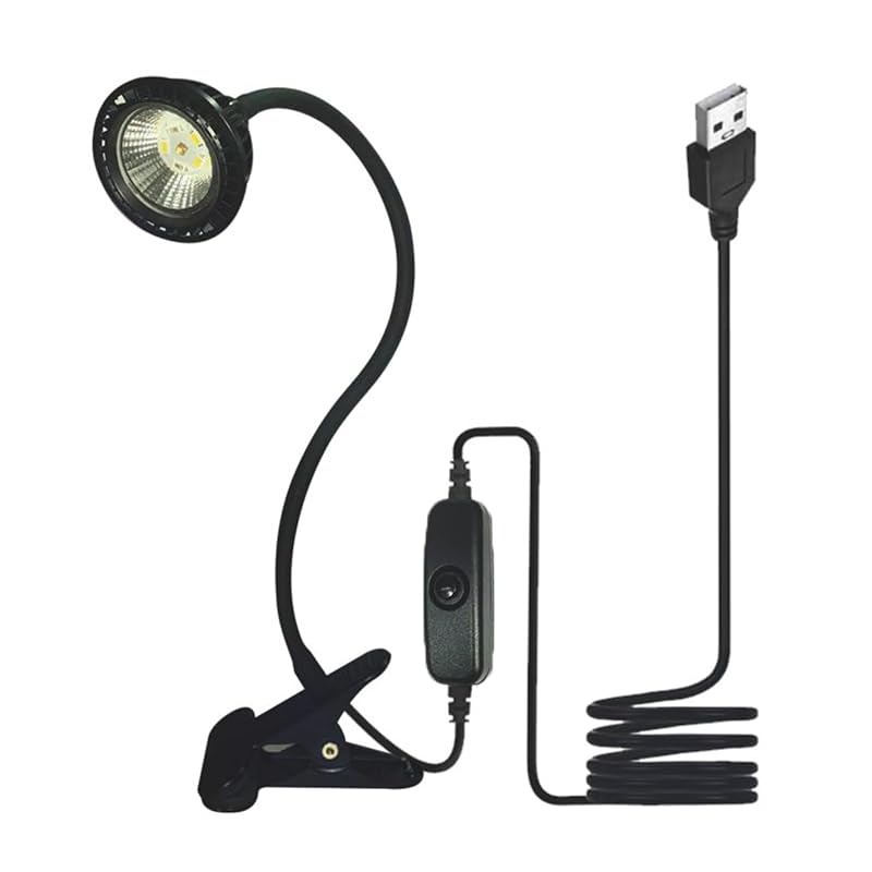 Lâmpada de Aquecimento UVA/UVB 5.0 para Terrário com Suporte USB QeeHeng, 3 W