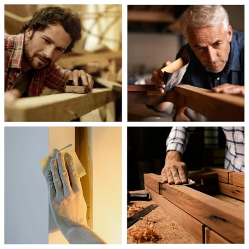 72 Stück Schleifpapier Set, Trocken und Nass schleifpapier, wasserschleifpapier, fein schleifpapier, 400 bis 3000, Nassschleifpapier für Holz, Stein, Lack, Metall, 9 x 3,6 Zoll