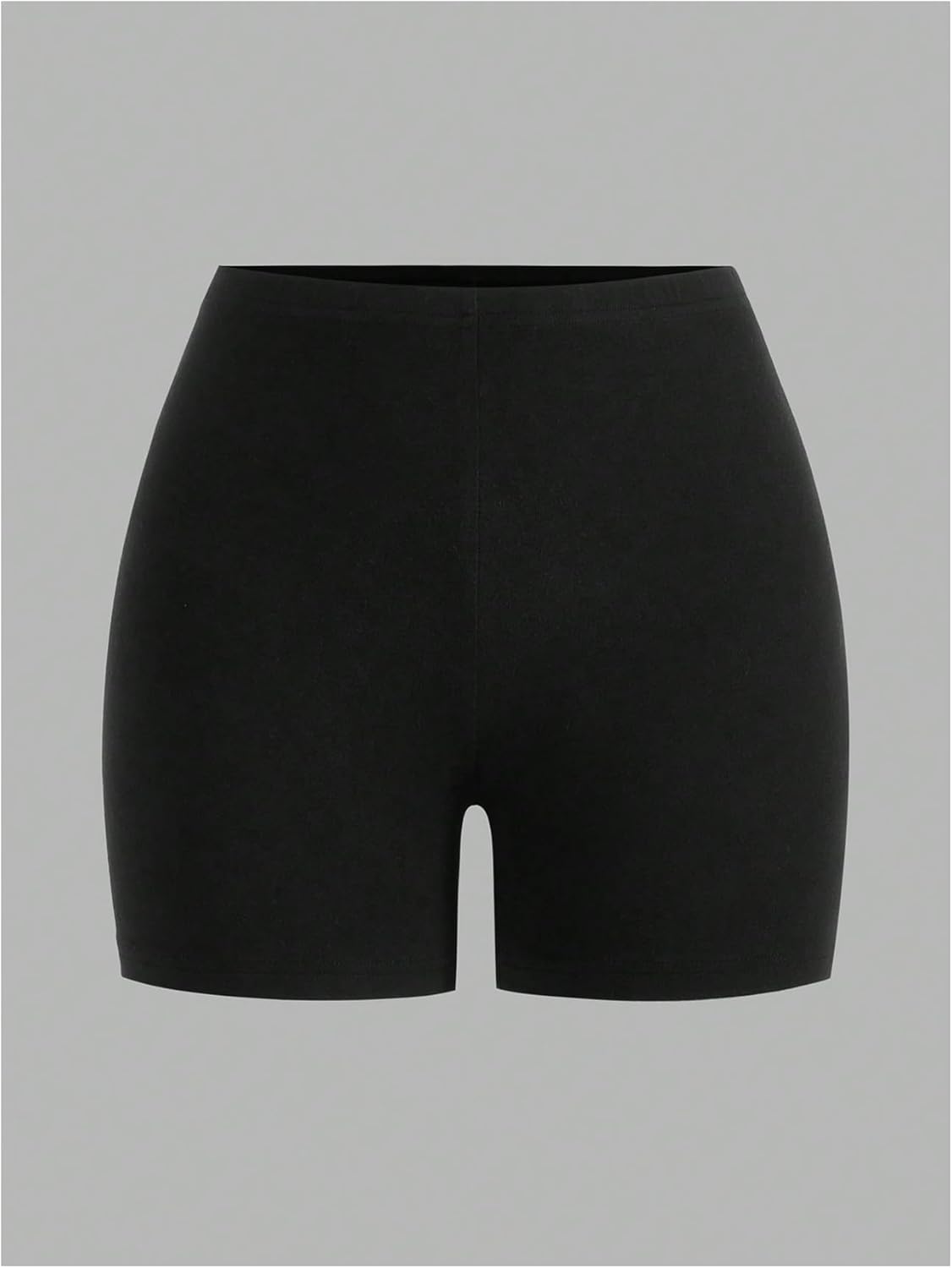 WDIRARA Women's 2 Pack Bikers Shorts High Waisted Workout Running Yoga Gym Short Leggings - Image 2