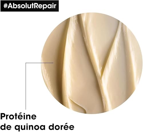 L'Oréal Professionnel, Routine Pour Cheveux Secs & Abîmés, Répare & Restructure Instantanément, Protège & Nourrit la Fibre, Absolut Repair, Série Expert