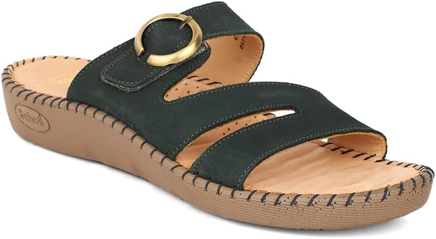 Dr. Scholl's womens Buckle Mule Slipper