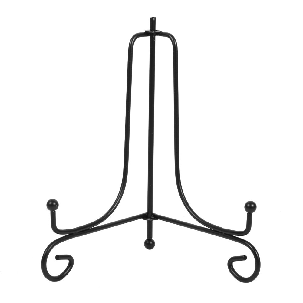 Iron Display Stand Photo Holder Stand for Book Bowls Picture Frames Easel Plate Arts & Crafts(6 Inches)