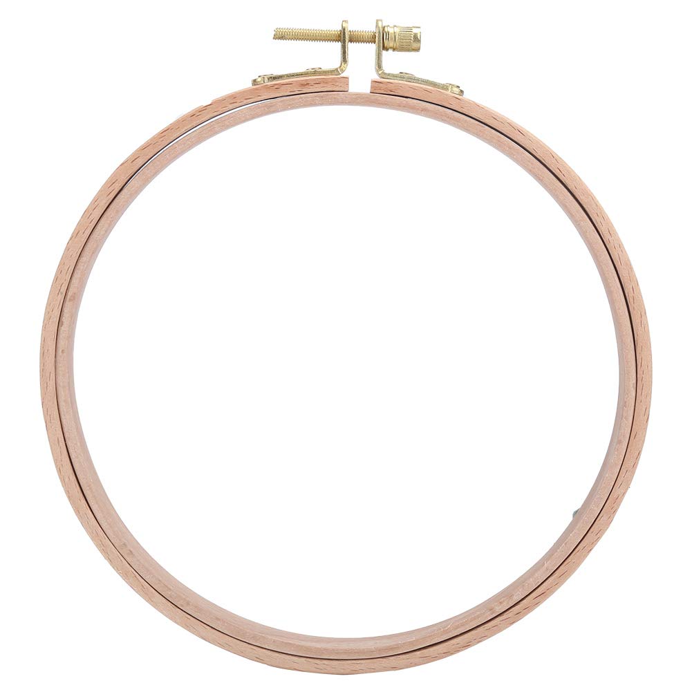 Akozon Supporto per Telaio Regolabile in Legno per Ricamo e Punto Croce - Rotante a 360 Gradi e Strumenti da Cucito Versatili in Legno di Faggio
