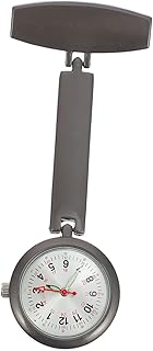 Relógio de bolso para enfermeiras, broche de enfermagem, relógio digital, broche de lapela de enfermeira, broche de enfermeira, carretel de relógio, relógio de bolso, relógio de enfermeira, clipe de peito, Conforme mostrado., 9X3.5CM, centímetro