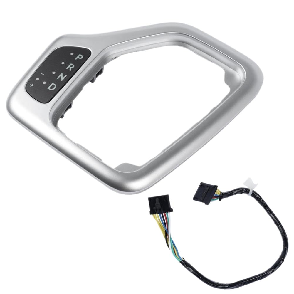 Lunetta del cambio con cablaggio, finitura argento, compatibile con Cherokee 2014-2018 (dopo giugno 2014)