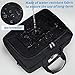 Laptop Bag 17.3 Inch Laptop Briefcase Large Waterproof Laptop Case for Men Women Business Office Work Computer Bag 17 Inch Adjustable Shoulder Messenger Bag, Black
