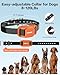 Jugbow Dog Shock Collar with Remote - 4200FT Dog Training Collar with LED Light, Electric Collar for Small Medium Large Dogs, IPX8 Waterproof Ecollar Collar with Beep/Safe Static/Vibration (Orange)
