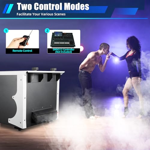 Máquina de niebla profesional 3000W con control remoto miniatura 4