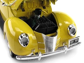 Amazon | Motormax 73108 1940 Ford クーペ デラックス イエロー