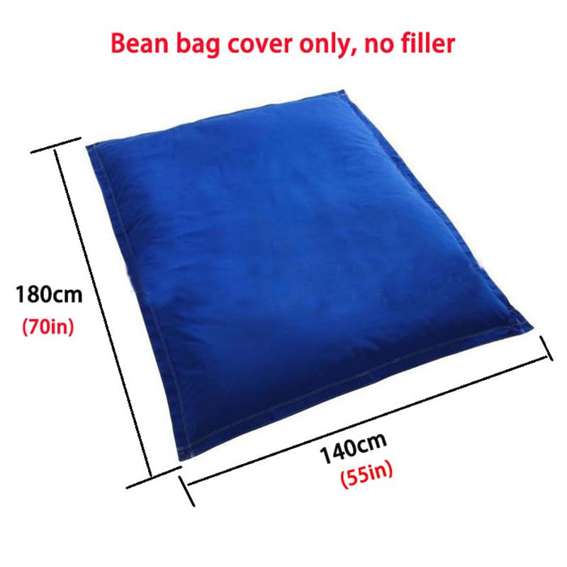 Housse De Pouf D'Extérieur Pouf Géant Intérieur Et Extérieur Coussin Plage Extérieur Imperméable Géant Pouf XXL Flottant pour Piscine(sans Remplissage),Rouge,180 Cm * 140 Cm