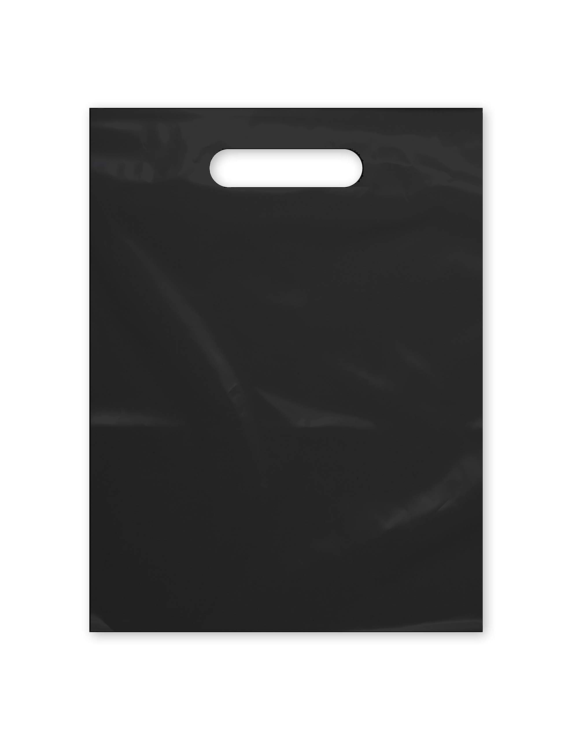 GoClimber 100 Pack Black Plastic Bags, 9