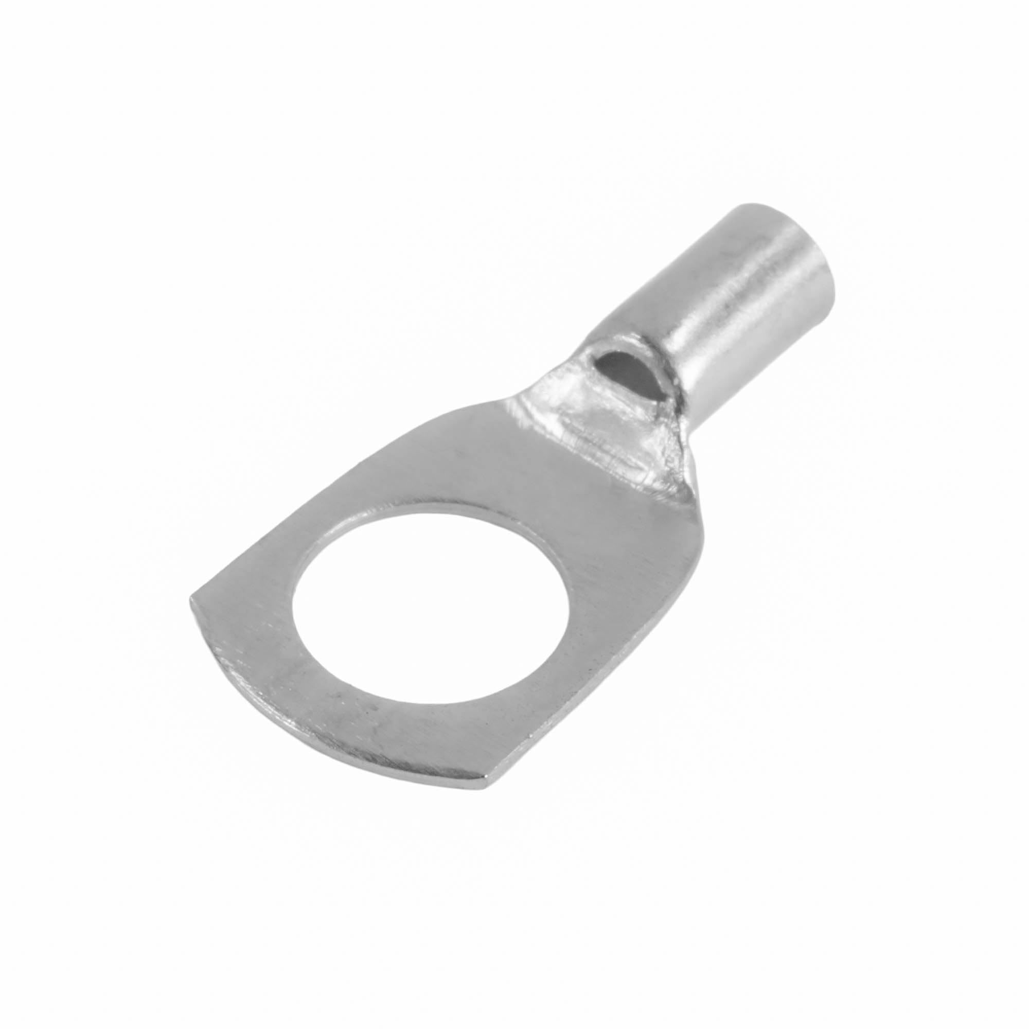 SeKi Lot de 25 cosses tubulaires - 1,5 mm² - Diamètre du trou M6 - Cosses de câble non isolées en cuivre étamé - Connecteurs pour câbles de batterie, boîtes de distribution, voiture
