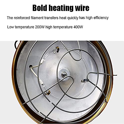 Rotlichtlampe Wärmelampe Geflügel Infrarot Wärmelampe 200-400W Heizung Hühnerstall Lamp Pet Wärmelampe Hühner Heat Lamp… – Bild 8