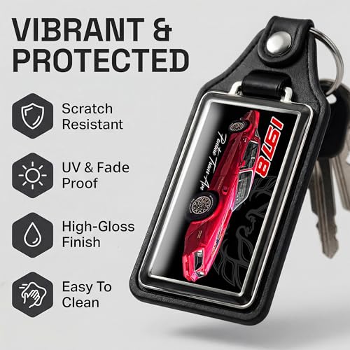 Image of Brotherhood Car Key Chain for Trans Am Firebird - Classic Models Keychain for Men and Women Gift Key Ring