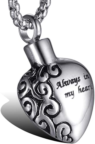 Ataúdes Y Urnas,Artículos Conmemorativos Joyería del Colgante De La Botella De Perfume De La Moda del Acero Inoxidable del Amor del Amor del Ataúd