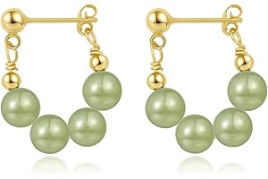 LOOYUUPEE Natural Hetian Jade Earrings: Chic and Enchanting!