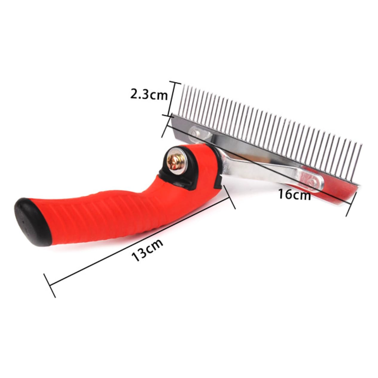 Sosoport Pet Accessories Cat Dematting Brush Pet Dematting Comb Rake Brush for Cats Rake Grooming T Tool Shedding Rake Pet Supplies Husky Rake Dog Rake Brush Combs Dandruff Removal Cat Comb