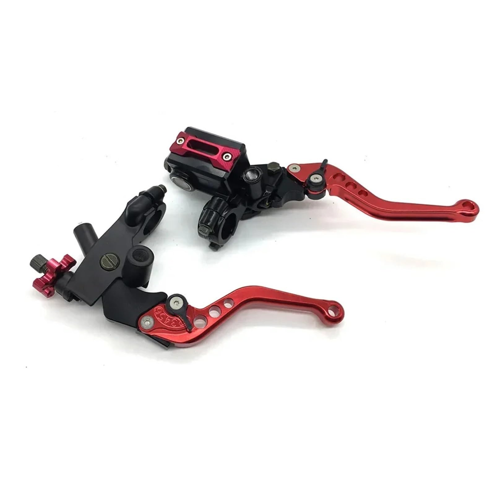 PMAGSYQ Forward Brake Pump Brake Pump Motorcyclists Hydraulic Master Cylinder Brake Clutch Pump Lever Universal Fit for Yamaha Motorcycle Items(Red)