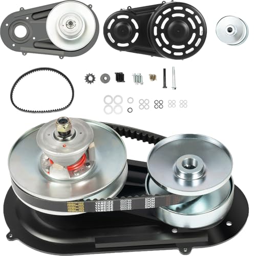 40 Series Torque Converter Kit 5/8 420CC Go Kart for Motors Predator 420cc GX 340/390 for All 9HP-16HP Engines with 1 Straight Crankshaft and 1/4 Keyway OEM Numbers 203015 203015A