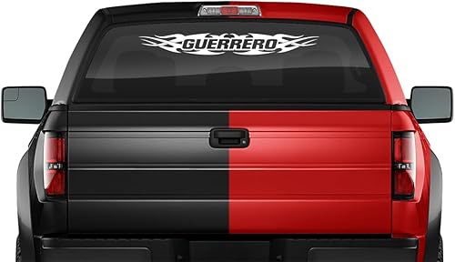 Guerrero MX Mexico - Adhesivo para parabrisas y ventana, cartel gráfico de vinilo para la parte trasera del auto, camión, SUV, vehículo, Estado,