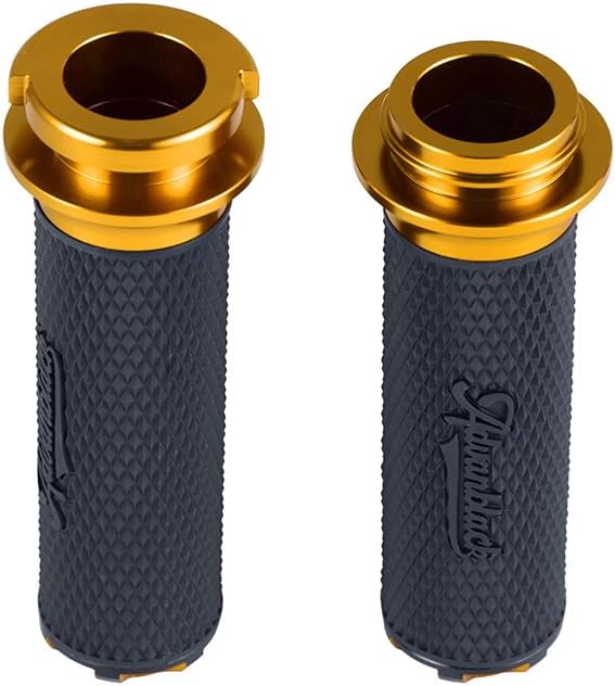 Advanblack Motorcycle Hand Grips, Electronic Throttle Control Handlebar Grips Compatible with Harley 2008-2023 Touring 2016-2025 Softail Models 2016-2017 FXDLS 2013-2015 FXSBSE
