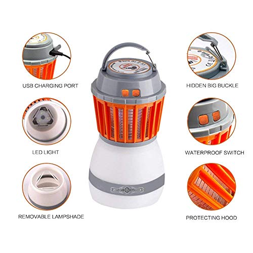 MAYSAK Camping Lantern Bug Zapper Review Solar Panel America