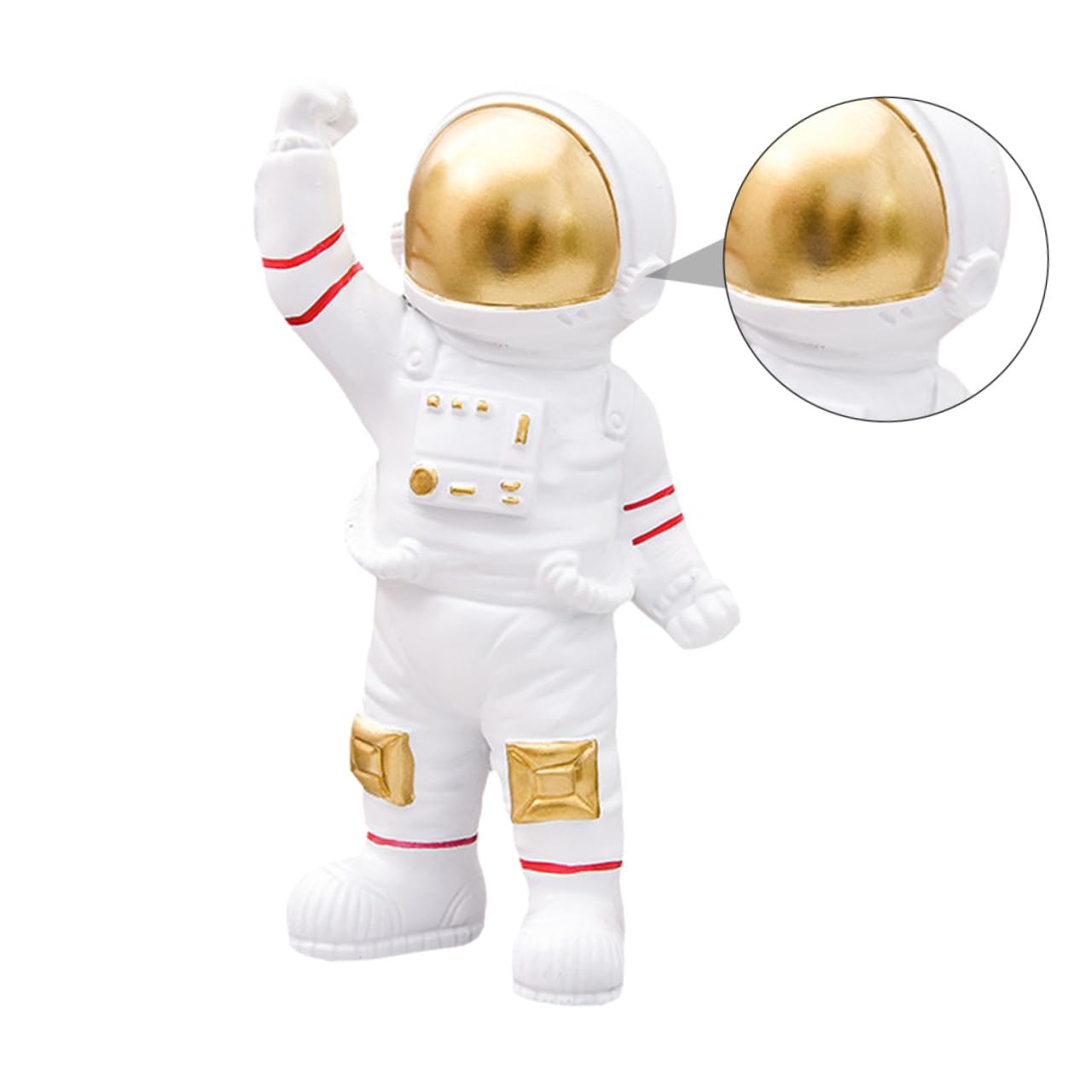 MAGICLULU Figuras De Astronautas Creativas Adorno De Resina para Mesa Decoración De Sala De Estar Tema para Habitación Decoración De Hogar