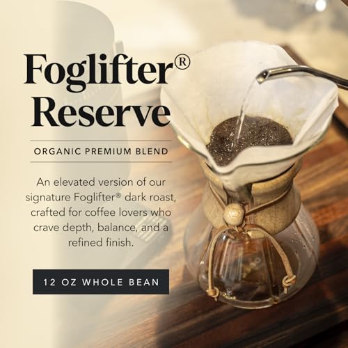 Carmel Valley Coffee Roasting Foglifter® Reserve Café En Grano Orgánico Tostado Medio Oscuro 12 Oz miniatura 2