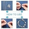NBEADS 120 Stück Legierung Europäische Perlen, 12 Stile Antike Tibetische Silber Spacer Beads Charm Großes Loch Ketten Perlen Für DIY Schmuckherstellung #3