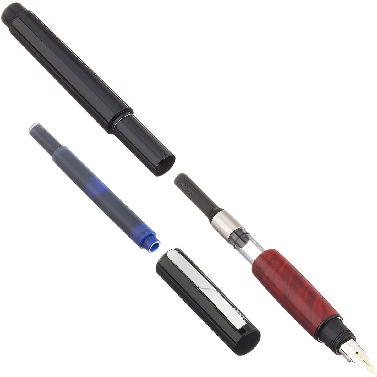 Amazon | LAMY ラミー 万年筆 F 細字 アクセント BR ブライヤー