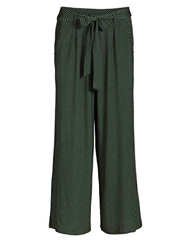 Preisvergleich Produktbild ESSENZA Hose Lang Kapua Circle Mini Punkte Viskose Grün, M