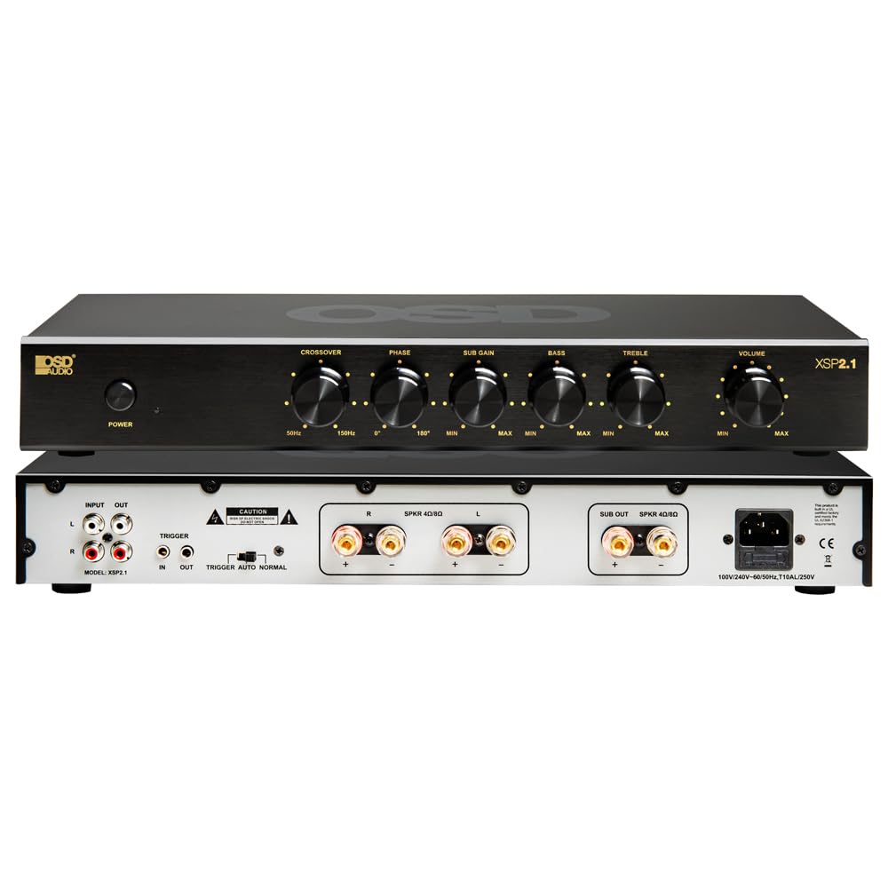 Amazon.com: OSD Audio Nero 2.1 Channel Amplifier - 2x100W for