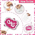 Hot Pink Let's Go Party Birthday Photo Booth Props, 4.5ft Tall Life Size Stand in Cardboard with Fixed Bracket & 25pcs Princess Theme Photo Booth Props for Girls Birthday Party Supplies - Image 4